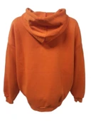 Z&M Fashion Z00728 Kadın Oversize Kapüşonlu Üç İplik Sweatshirt thumbnail 2