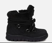 Vicco Kappa Hafif Unisex Siyah Kışlık Fermuarlı Kürklü Çocuk Botu thumbnail 2