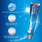 Signal White System Diş Macunu 2 Haftada Daha Beyaz Dişler 75 ml X4 Adet - 5