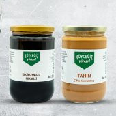 Kb Köyceğiz Yöresel Çifte Kavrulmuş Tahin 600 G Cam Kavanoz + Köyceğiz Yöresel Keçiboynuzu Pekmezi 800 G - 1