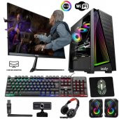 İzoly Hyper V i3-10100F 16GB 512GB SSD M.2 NVME RX580 8GB 24 Oyuncu Masaüstü Bilgisayarı thumbnail 1