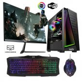 İzoly Titan II i3-10100F 8GB 256GB M.2 NVMe 500GB HDD 4GB RX550 24" Oyuncu Masaüstü Bilgisayarı thumbnail 1