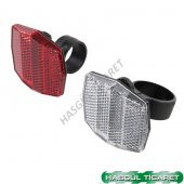 HSGL BİSİKLET ÖN BEYAZ ARKA KIRMIZI REFLEKTÖR SETİ - 2