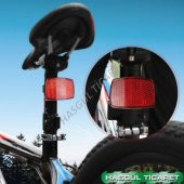 HSGL BİSİKLET ÖN BEYAZ ARKA KIRMIZI REFLEKTÖR SETİ - 3