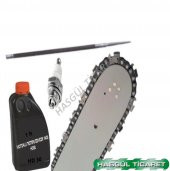 HSGL HUSQVARNA 61 268 272 3/8 36 DİŞ PALA ZİNCİR YAĞ EĞE BUJİ SET - 1