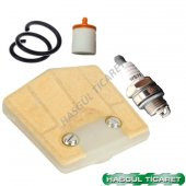 HSGL HUSQVARNA 61 HAVA ve BENZİN FİLTRESİ HORTUM BUJİ SET - 5