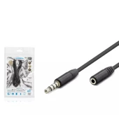 KULAKLIK UZATMA KABLOSU 3.5MM ERKEK DİŞİ 1.2MT HADRON HDX-1012 - 1