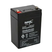 LİGHTEX LT-45N Kuru Akü 4V 5.5Ah (7X10X4.5cm) Işıldak Fener - 1