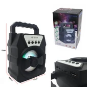 HF-S336 Müzik Kutusu Şarjlı Bluetooth Usb Sd Aux Ledli - 1