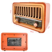 RADYO NOSTALJİ ŞARJLI BT/USB/SD TELEFON STANDLI CAMERON CM-2868BT - 2