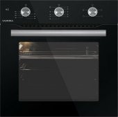 Luxell Kristal Serisi Siyah Cam Üçlü Ankastre Set - 3
