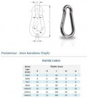 Adelinspor Vidalı Karabina 11*120 MM 20 li Paket - 2