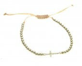 Haç Bİleklik Ayarlanabilir Swarovski Taşlı - 1