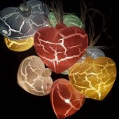 Hdmarketim Rengarenk Çatlak Kalp 10lu Dekoratif LED Lamba (2 Metre) - 2