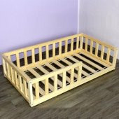 Markaawm Montessori Çocuk Yatak Çam 90X190 Karyola Yelken - 1