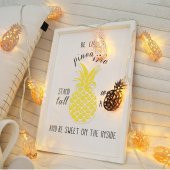 Hdmarketim Altın Sarısı Ananaslı Led Gün Işığı Gece Lambası Dekoratif Golden Yellow Pineapple Led 2 Metre thumbnail 2