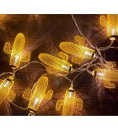 Hdmarketim Kaktüs10lu Dekoratif LED Lamba (2 Metre) - 1