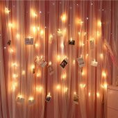 Hdmarketim Mandal Led Pilli Şerit Lamba Işık (3,40 Metre) Altın Renk - 4