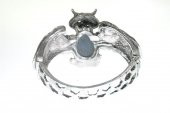 Hdmarketim Otantik Swarovski Taşlı Yarasa Kelepçe Metal Bileklik 5511 - 3