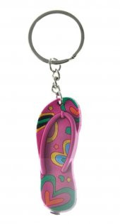 Hdmarketim Sevimli Flip Flop Terlik Figürlü Anahtarlık 5946 - 1