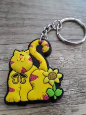 Hdmarketim Sevimli Kedi Figürlü Anahtarlık 6016 - 1
