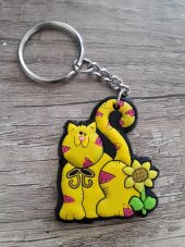 Hdmarketim Sevimli Kedi Figürlü Anahtarlık 6016 - 2