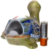 Seramik Kaplumbağa Motifli Küllük Hediyelik Kül Tablası - 2