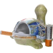 Seramik Kaplumbağa Motifli Küllük Hediyelik Kül Tablası - 4