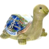Seramik Kaplumbağa Motifli Küllük Hediyelik Kül Tablası - 5