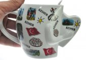 Hdmarketim Antalya Kemer Temalı El Figürlü Seramik Kupa 5916 - 5