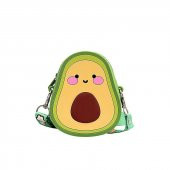 Hdmarketim Sevimli 3D Avokado Silikon Para Cüzdan Oyuncak Anahtar Çanta 6070 - 1
