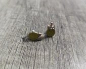 Hdmarketim Dondurma Figürlü Swarovski Taşlı Sarı Küçük Küpe - 1