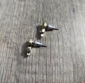 Hdmarketim Dondurma Figürlü Swarovski Taşlı Sarı Küçük Küpe - 2