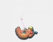 Hdmarketim Sevimli Tavuk Figürlü Çanta Ve Anahtarlık Süsü thumbnail 3