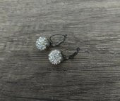 Hdmarketim Şambala Model Swarovski Taşlı Beyaz Sallantılı Küpe - 3