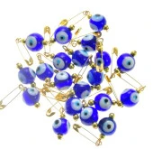 Hdmarketim Maşallahlık İğneli Cam Nazar Boncuğu 20 Adet 1,Cm 5967 thumbnail 3