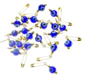 Hdmarketim Maşallahlık İğneli Cam Nazar Boncuğu 20 Adet 0,8Mm 5962 thumbnail 2