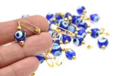 Hdmarketim Maşallahlık İğneli Cam Nazar Boncuğu 20 Adet 0,8Mm 5962 thumbnail 4