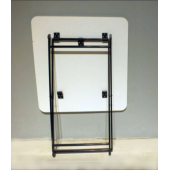 Katlanır Beyaz Mutfak Masa Sandalye Takımı 70 cm - 3
