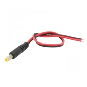 Güvenlik Kamerası 12V DC Erkek Power Jack DC Jak Kablo Bağlantı Kablosu - 1