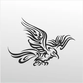 Folyo Sticker Kuş Deseni - 1