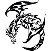 Folyo Sticker  Ejderha - 1