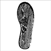 AYAKKABI İZİ FOLYO STİCKER DERSTV304 - 1