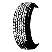 OTO LASTİK İZİ FOLYO STİCKER DERSTV407 - 1