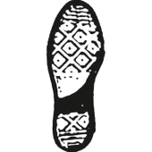 AYAKKABI İZİ FOLYO STİCKER - 1