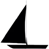 YELKENLİ TEKNE FOLYO STİCKER - 1