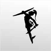Folyo Sticker Savaşçı Kadın - 1