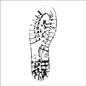 AYAKKABI İZİ FOLYO STİCKER - 1