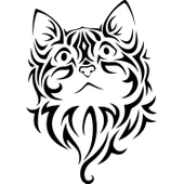 KEDİ FOLYO STİCKER thumbnail 1