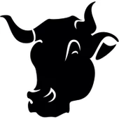 BOĞA BAŞI FOLYO STİCKER - 1